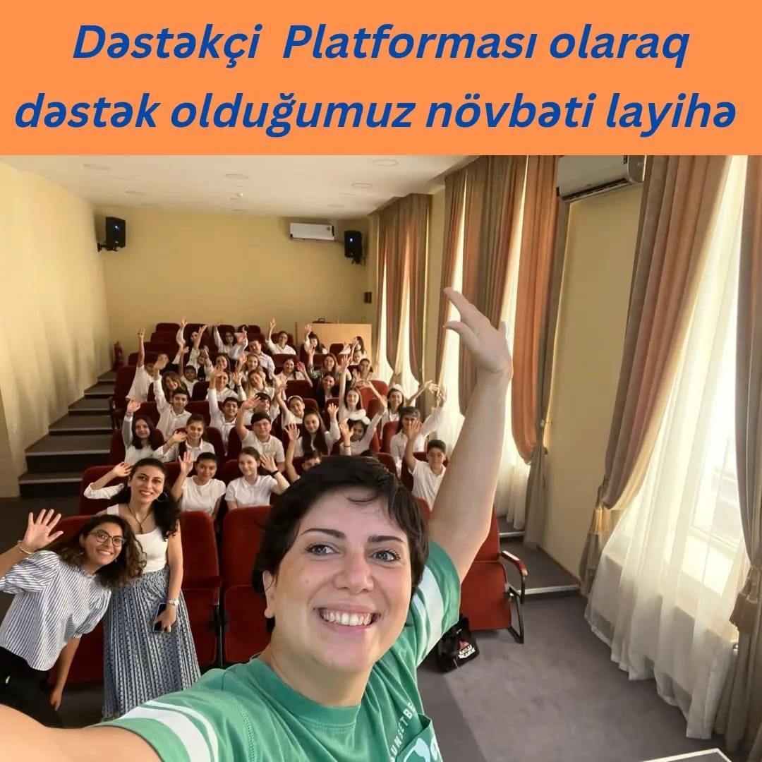 Dəstəkçi -Sosial Sahibkarlıq Platforması olaraq daha bir layihənin reallaşmasında rolumuz olduğu üçün sevincliyik