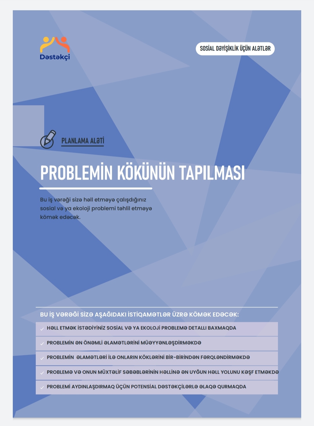 <span itemprop="name">Problemin Kökünün Tapılması -İş Vərəqi</span>